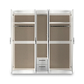 Penmere 5 Door Wardrobe With Drawers White from Roseland Furniture