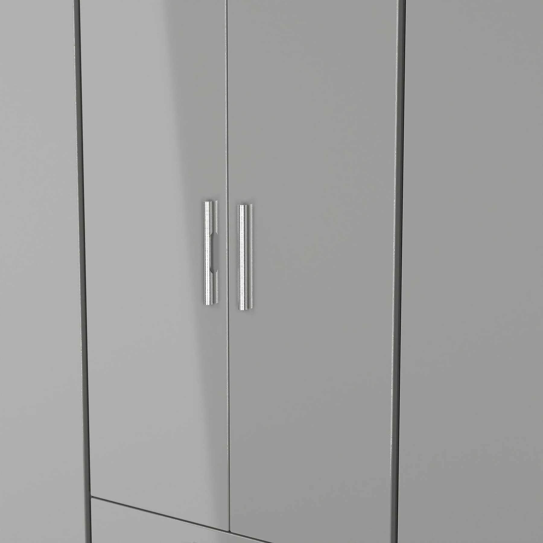 Penmere 6 Door Wardrobe With Drawers Grey from Roseland Furniture