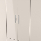 Penmere 6 Door Wardrobe With Drawers Cashmere from Roseland Furniture