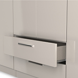 Penmere 6 Door Wardrobe With Drawers Cashmere from Roseland Furniture