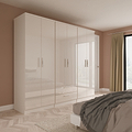 Penmere 6 Door Wardrobe With Drawers Cashmere from Roseland Furniture