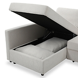 Staunton Corner Sofabed Natural from Roseland Furniture