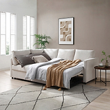 Staunton Corner Sofabed Natural from Roseland Furniture