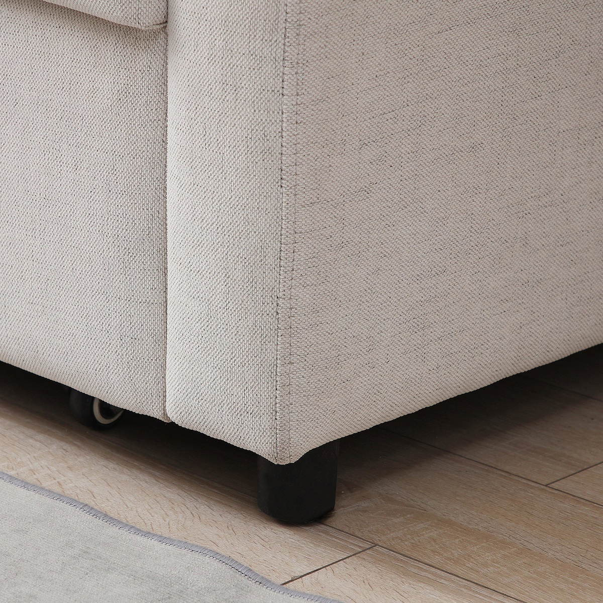 Staunton Corner Sofabed Natural from Roseland Furniture