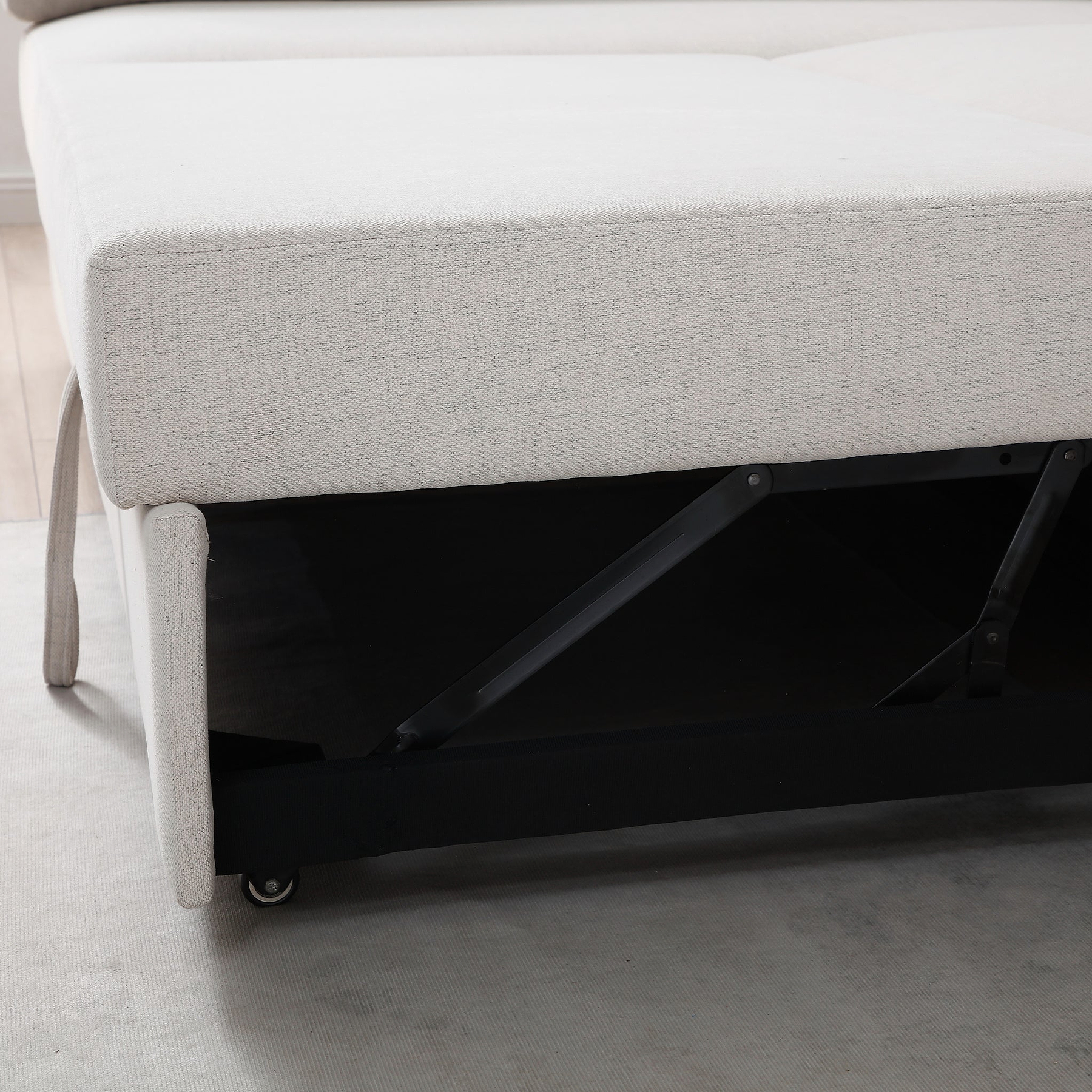 Staunton Corner Sofabed Natural from Roseland Furniture
