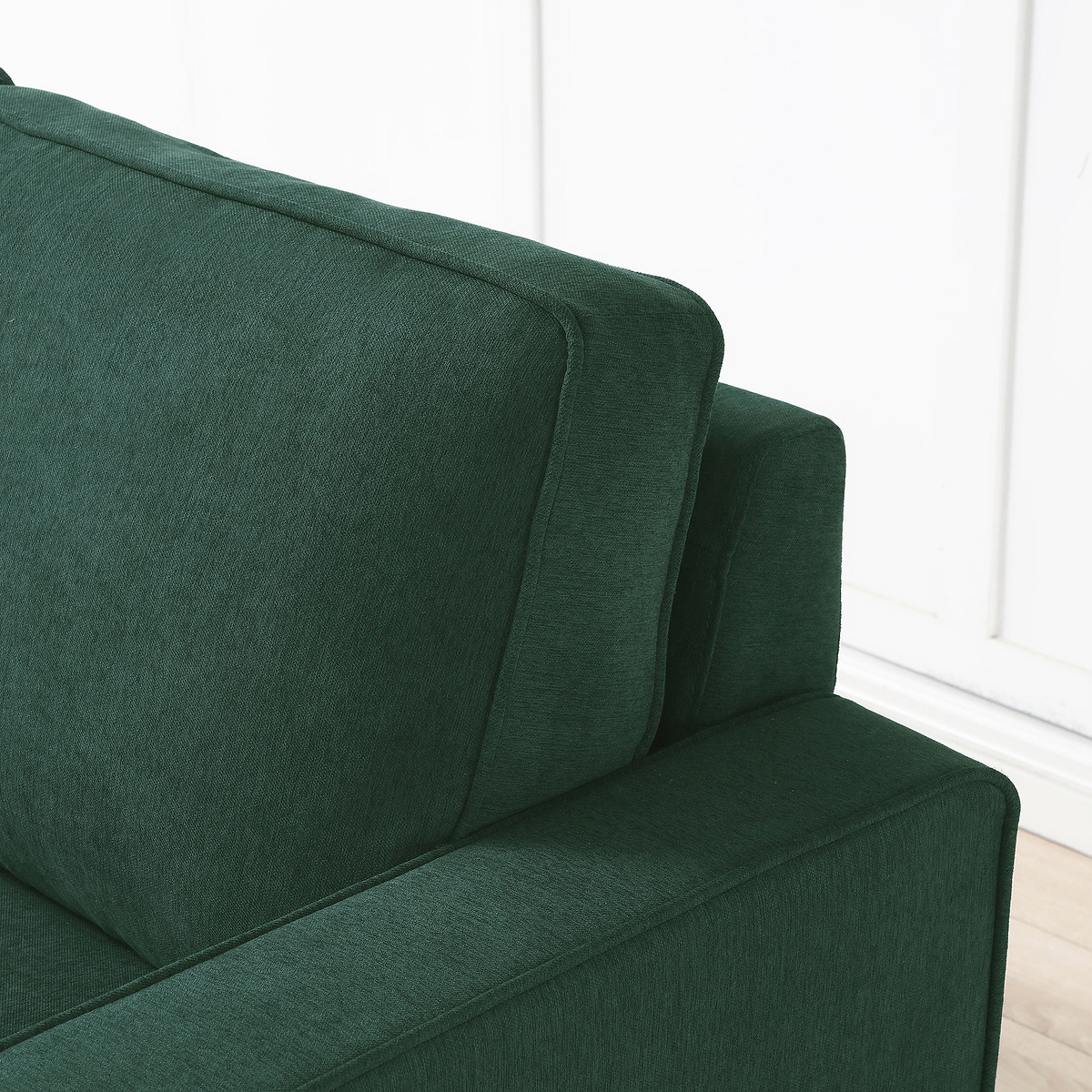 Soldier Corner Sofa Bed in Green from Roseland Furniture