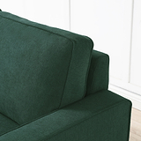 Soldier Corner Sofa Bed in Green from Roseland Furniture