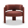 Lenore Curved Armchair Rust from Roseland Furniture
