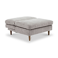 Carrington Chenille Click Clack Lounge Chair Natural from Roseland Furniture