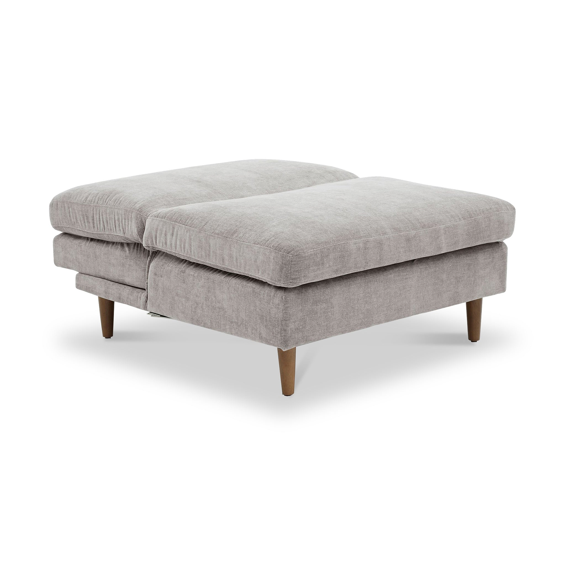 Carrington Chenille Click Clack Lounge Chair Natural from Roseland Furniture