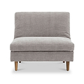 Carrington Chenille Click Clack Lounge Chair Natural from Roseland Furniture