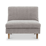 Carrington Chenille Click Clack Lounge Chair Natural from Roseland Furniture