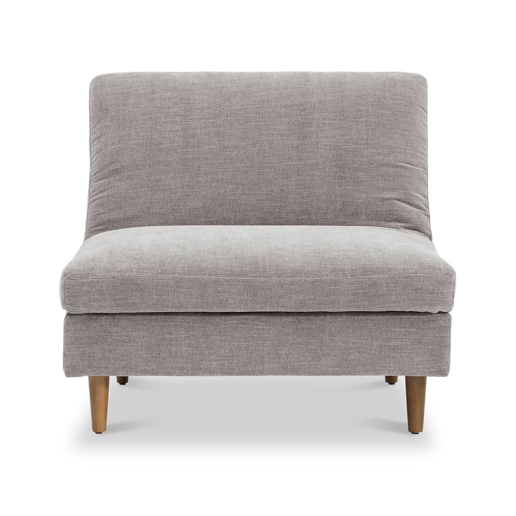 Carrington Chenille Click Clack Lounge Chair Natural from Roseland Furniture