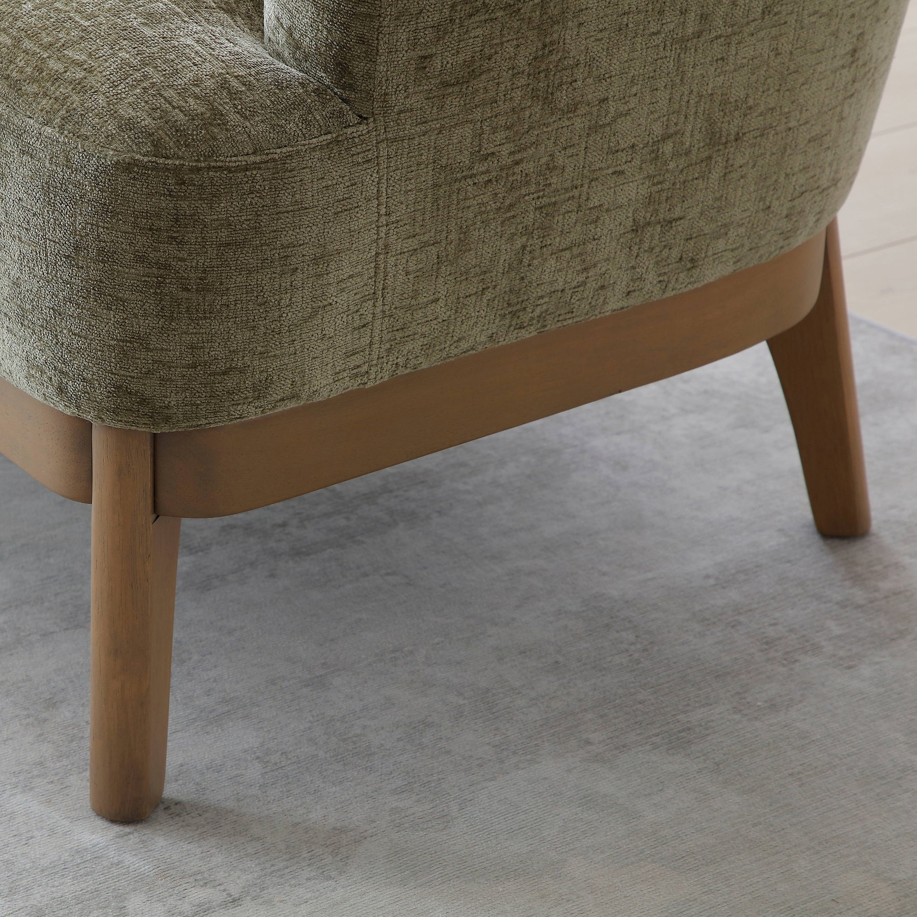 Lucinda Chenille 2 Seater Sofa Olive from Roseland Furniture