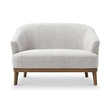 Lucinda Chenille 2 Seater Sofa Natural from Roseland Furniture