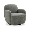Portia Swivel Armchair Olive from Roseland Furniture