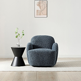 Portia Swivel Armchair Navy from Roseland Furniture