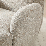 Portia Swivel Armchair Natural from Roseland Furniture