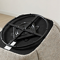 Portia Swivel Armchair Natural from Roseland Furniture