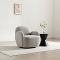 Portia Swivel Armchair Natural from Roseland Furniture