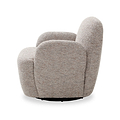 Portia Swivel Armchair Natural from Roseland Furniture