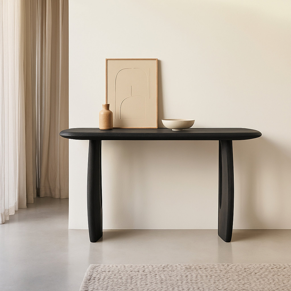 Kanso Mango Wood Console Table from Roseland Furniture