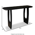 Kanso Mango Wood Console Table from Roseland Furniture
