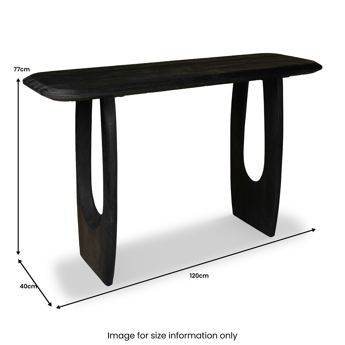 Kanso Mango Wood Console Table from Roseland Furniture
