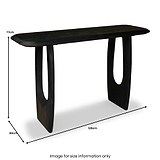 Kanso Mango Wood Console Table from Roseland Furniture