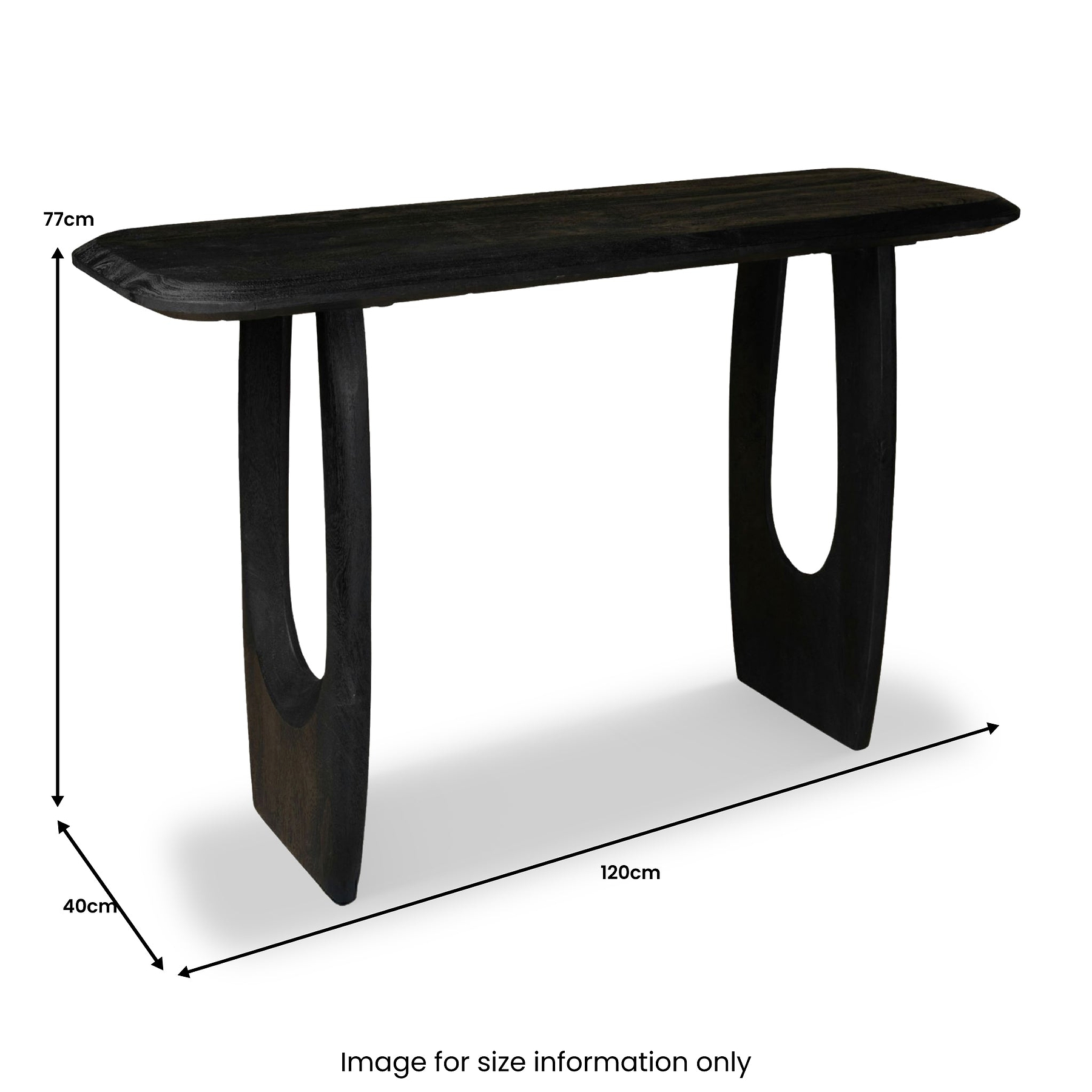 Kanso Mango Wood Console Table from Roseland Furniture
