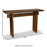 Morelle Acacia Wood Console Table from Roseland Furniture