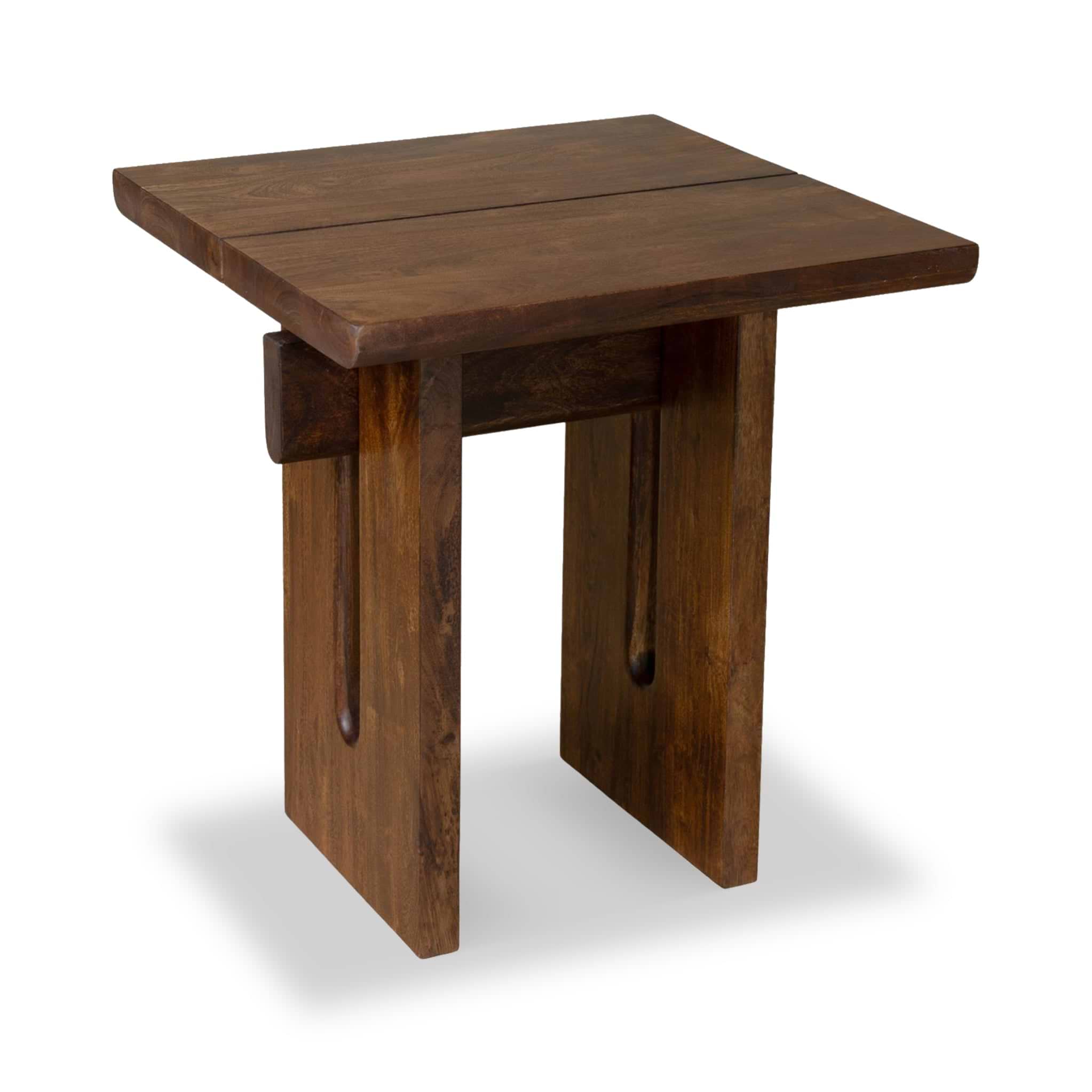 Morelle Acacia Wood Side Table from Roseland Furniture