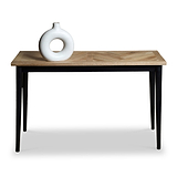 Maeko Parquet Mango Wood Console Table from Roseland Furniture