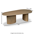 Zenra Mango Wood Coffee Table from Roseland Furniture