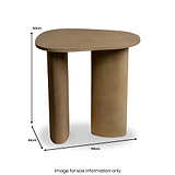 Zenra Mango Wood Lamp Table e1 from Roseland Furniture