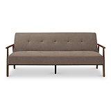 Frazier Button Back Sofa Bed Taupe from Roseland Furniture