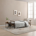 Frazier Button Back Sofa Bed Taupe from Roseland Furniture