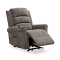 Hendry Twin Motor Power Recliner Armchair Grey from Roseland Furniture