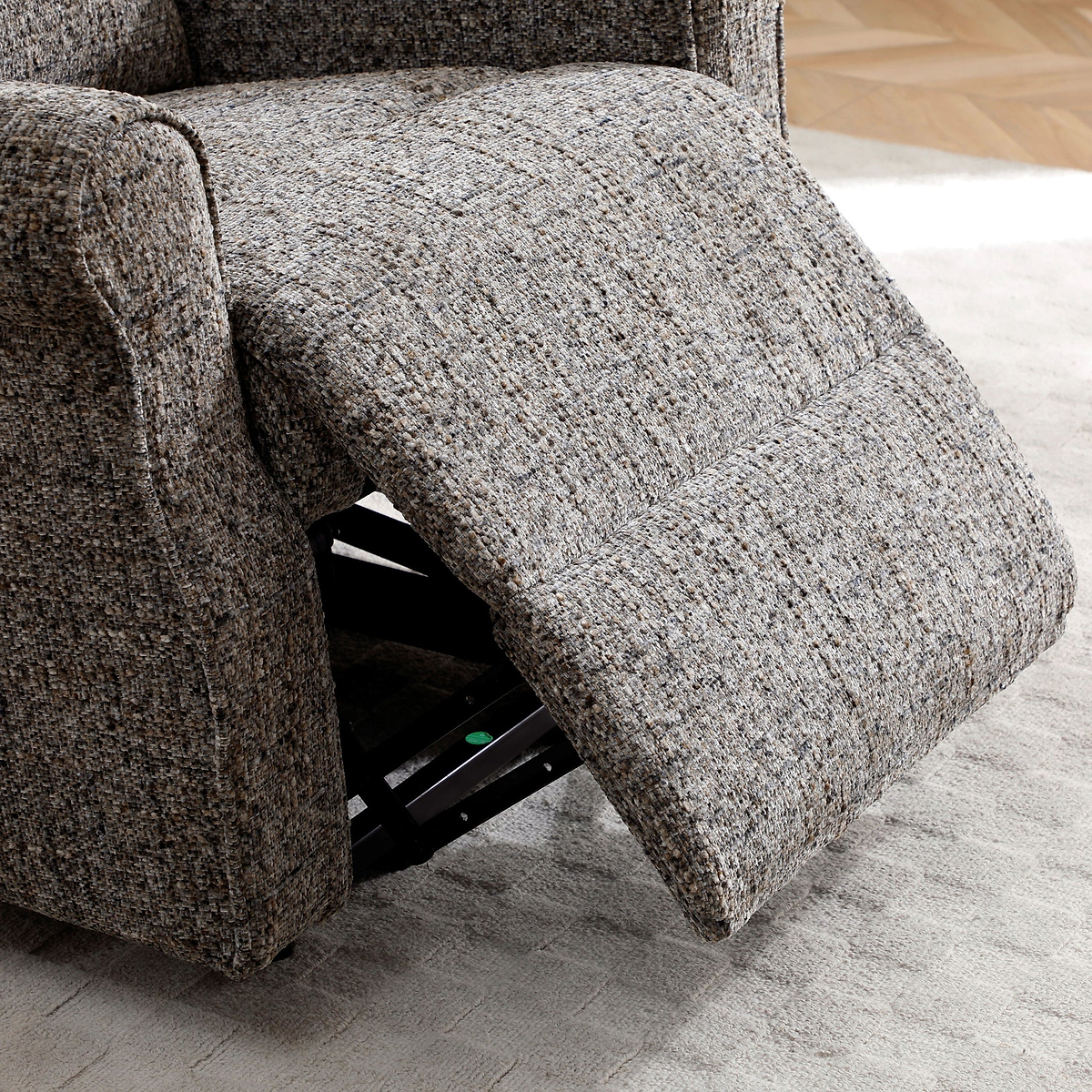 Hendry Twin Motor Power Recliner Armchair Grey from Roseland Furniture