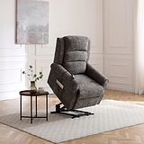 Hendry Twin Motor Power Recliner Armchair Grey from Roseland Furniture