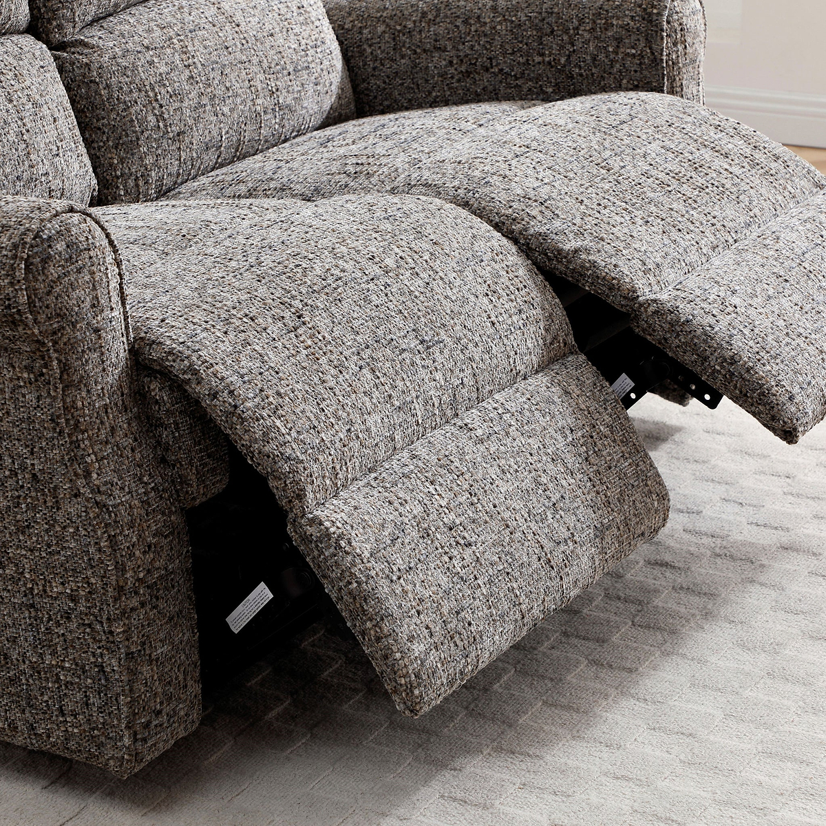 Hendry Power Recliner 2 Seater Sofa Grey from Roseland Furniture