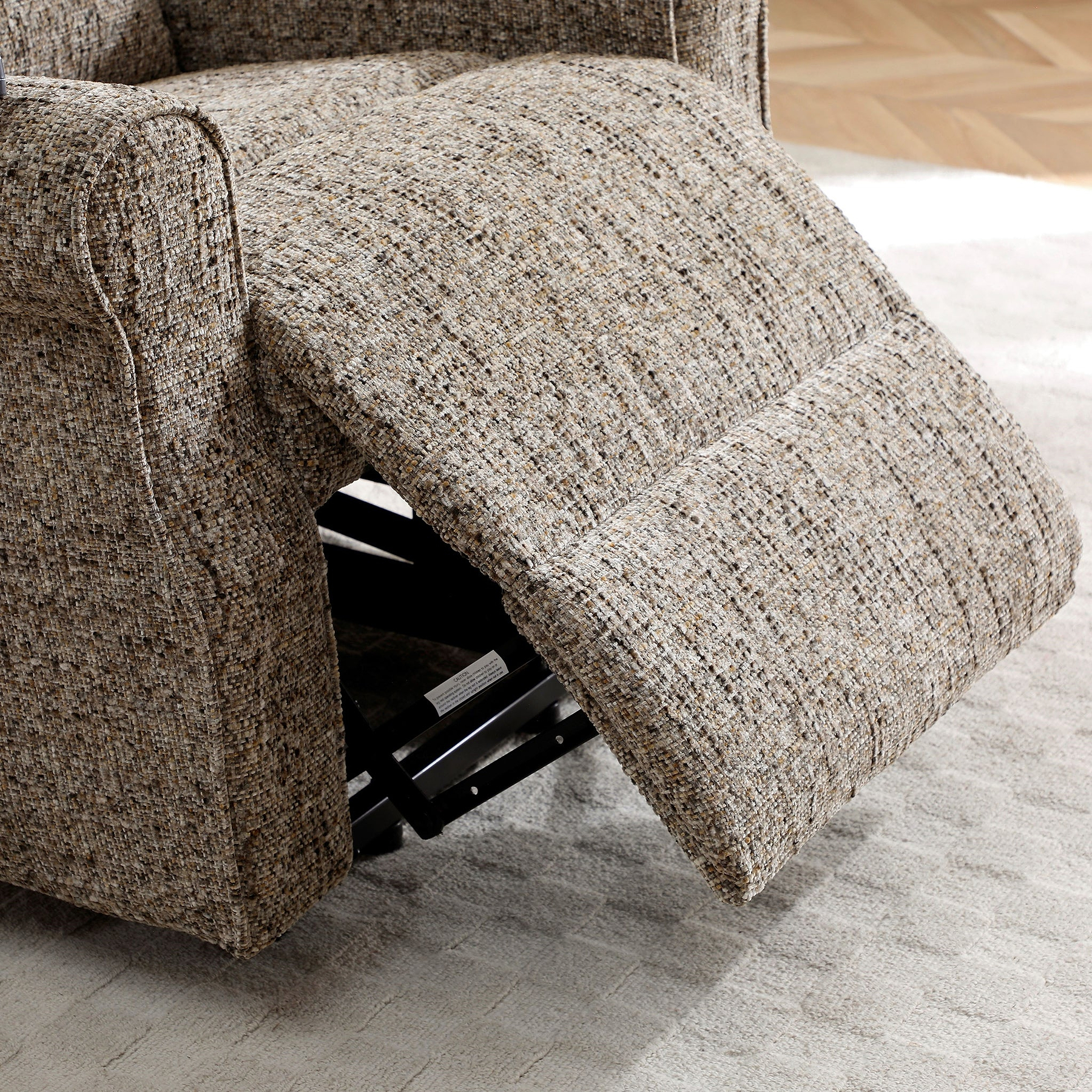 Hendry Twin Motor Power Recliner Armchair Fawn from Roseland Furniture