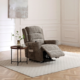 Hendry Twin Motor Power Recliner Armchair Fawn from Roseland Furniture
