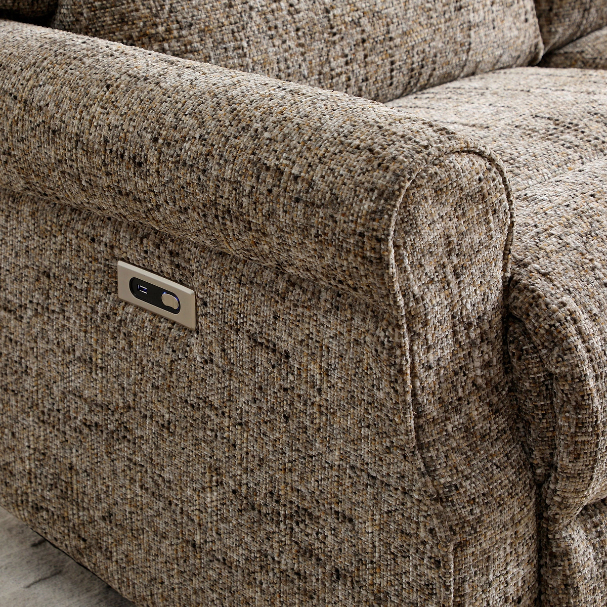 Hendry Power Recliner 2 Seater Sofa Fawn from Roseland Furniture