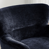 Arkwright Wingback Armchair Navy from Roseland Furniture