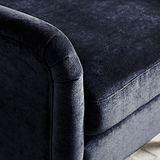 Arkwright Wingback Armchair Navy from Roseland Furniture