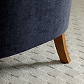 Arkwright Wingback Armchair Navy from Roseland Furniture
