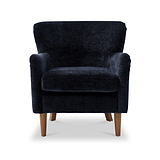 Arkwright Wingback Armchair Navy from Roseland Furniture