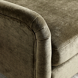 Arkwright Wingback Armchair Olive from Roseland Furniture