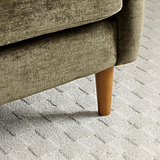 Arkwright Wingback Armchair Olive from Roseland Furniture